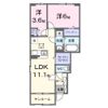 ヒカルサ船橋小室サウスⅠの間取り画像
