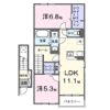 ヒカルサ船橋小室サウスⅠの間取り画像