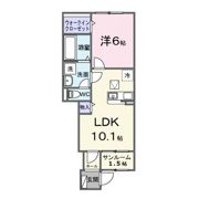 西深津町1丁目アパート（028780601）の間取り画像