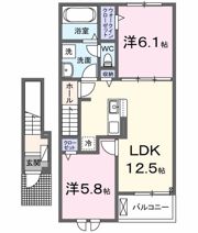 ヒルズ テラス Nの間取り画像