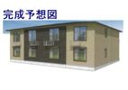 （仮称）白河市高山アパートの外観