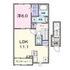 藤光町1丁目アパート Ⅰの間取り画像