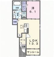 セレーノ・デル・ソーレⅠの間取り画像