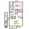 楢山川口境アパート（028807501）の間取り画像
