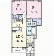 上辺見アパート（028807601）の間取り画像