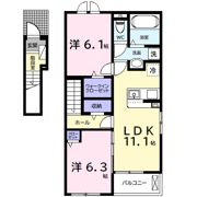 仮）五井西アパートの間取り画像