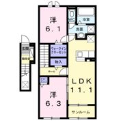 ル ボヌールの間取り画像