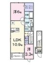 デライト 天龍の間取り画像