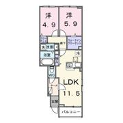 オルヴィエートの間取り画像