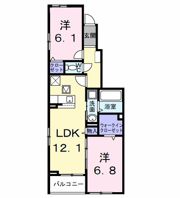 コートハイム．KⅠの間取り画像