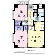 入谷サンアイガーデン二番館の間取り画像