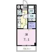 シャトーノール梅島の間取り画像