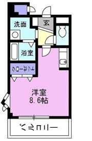 アムール青木の間取り画像
