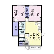 カレンズの間取り画像