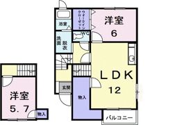 カレンズの間取り画像