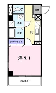 モデルノ山手の間取り画像