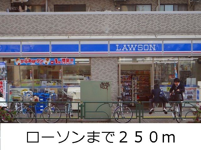 近くのローソンまで250m(徒歩4分)