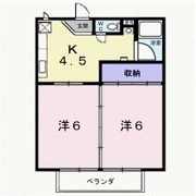 コーポサンライズの間取り画像