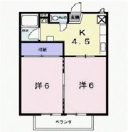 コーポサンライズの間取り画像