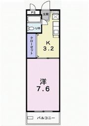 コーポ塩場の間取り画像