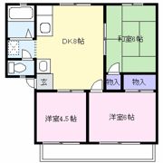 サンライフ柏木Bの間取り画像