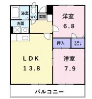 角谷フラットの間取り画像