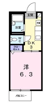 クレストヒルズ市野の間取り画像