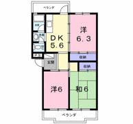 第一コーポ学苑の間取り画像