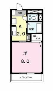 ラシックKの間取り画像