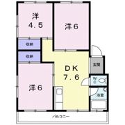 細澤マンションの間取り画像