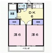 パルク大成Ⅰの間取り画像
