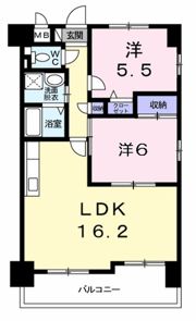 スカイライフⅡの間取り画像