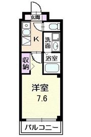 デュークm．sの間取り画像
