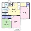 コーポパークサイドの間取り画像