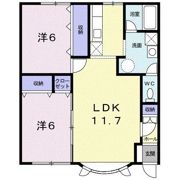 PARK喜多川Cの間取り画像