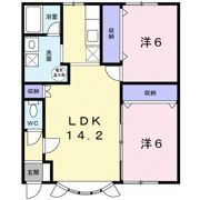 PARK喜多川Dの間取り画像