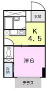 サクセスタウン岸岡 Bの間取り画像