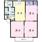 ディアスニュー柿橋Bの間取り画像