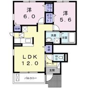 リバップ人来田の間取り画像