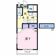 アゼリア HAGA Aの間取り画像