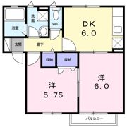 ベルスクエアAの間取り画像