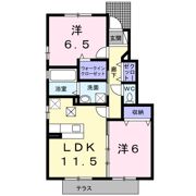 フルール瀬戸Aの間取り画像