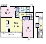 ノワール エ ブランの間取り画像