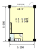アームズ横山の間取り画像