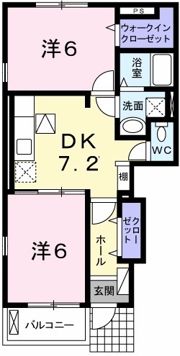 ラフレシールⅡの間取り画像