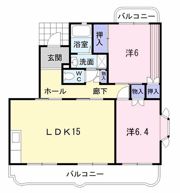 ロイヤルパレス永束の間取り画像