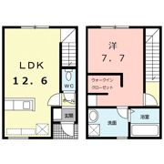 花りんとうⅡ Aの間取り画像