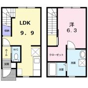 花りんとうⅡ Bの間取り画像
