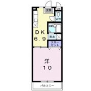 ヴィラハピネスの間取り画像
