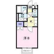 ディライト新白河の間取り画像